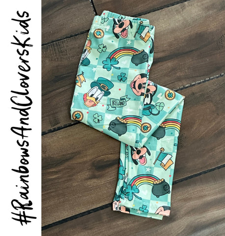 Rainbows And Clovers Kids Size 6-8