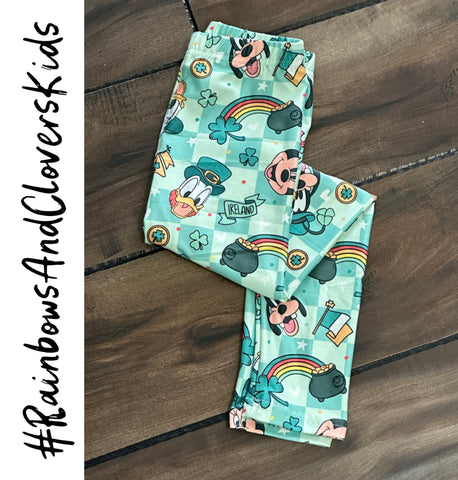 Rainbows And Clovers Kids Size 3-5