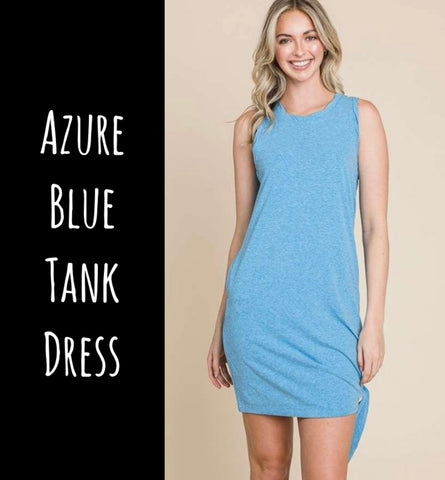 Azure Blue Tank Dress