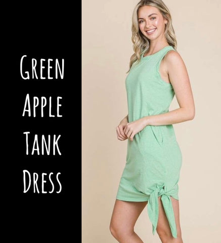 Green Apple Tank Dress