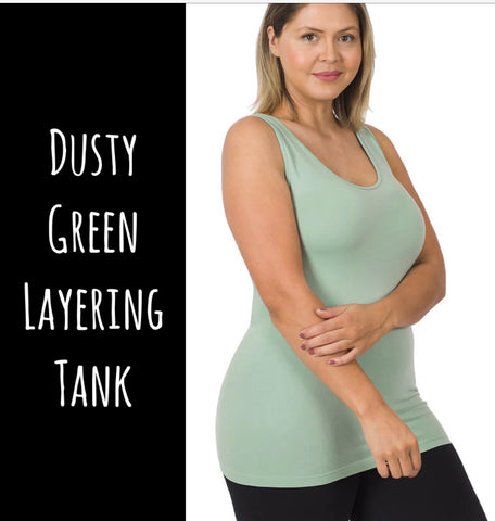 Dusty Green Layering Tank