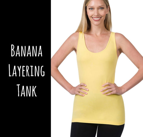 Banana Layering Tank