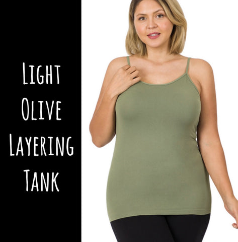 Light Olive Layering Tank