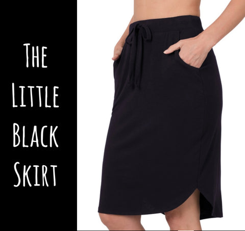 The Little Black Skirt - S, 2x, 3x