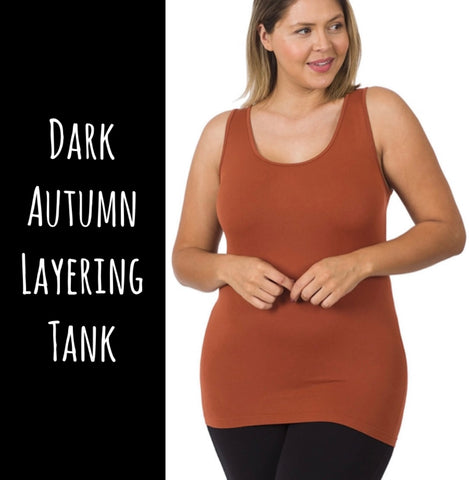 Dark Autumn Layering Tank