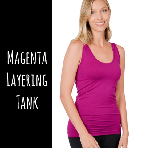 Magenta Layering Tank