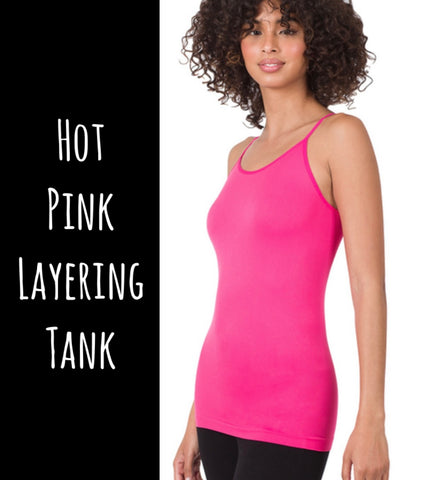 Hot Pink Layering Tank