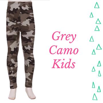 Grey Camo Kids 3-6