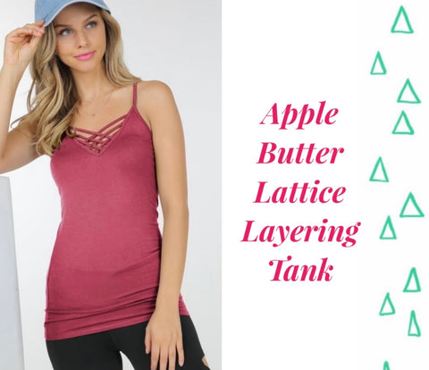 Lattice Layering Tank - Size Small