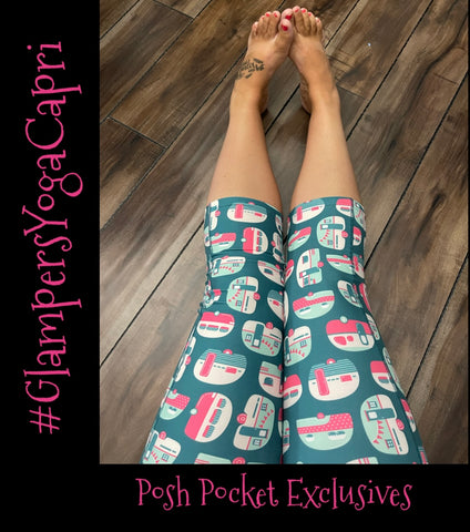 Glampers Yoga Pocket Capri 20-24 - Posh Pocket Exclusives