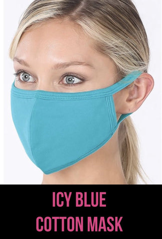 Icy Blue Face Mask