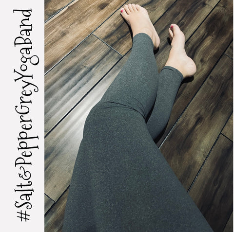 Salt & Pepper Grey Yoga Band Ladies Size 2-10