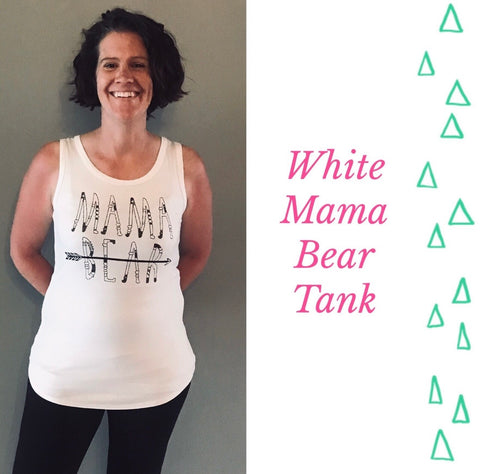 White Mama Bear Tank