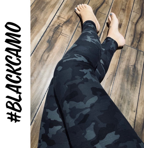 Black Camo Ladies Size 2-10